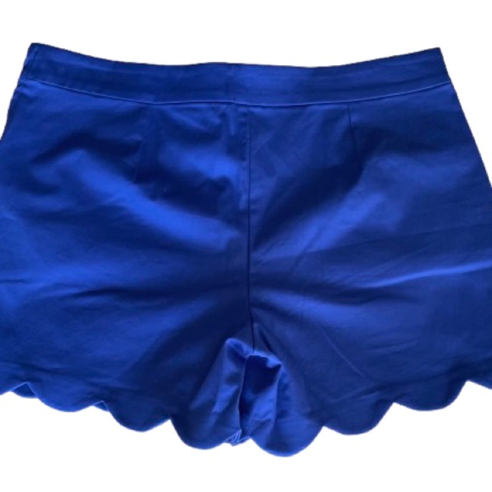Lilly Pulitzer Arabeth Scallop Stretch High Waist Royal Blue Shorts